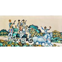 Кищенко;1980г."Праздник",или Агитбригада;1м./2метра;х/м;