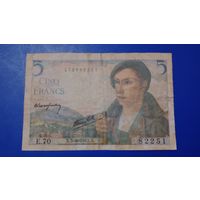 Франция 5 франков 1943