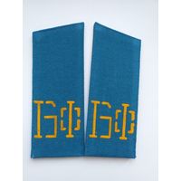 Погоны нашивные 4х угольн. матроса авиации Балт.флота ВМФ СССР обр.1969г. по 1980г.