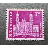 Марка Швейцария 1963 год Города Архитектура