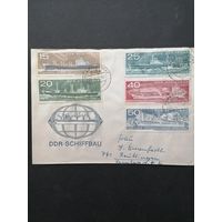 ГДР 1971 КПД с неполной серией марок "Судостроение" (гашение) Mi.1693-1698 каталог 4.10 евро