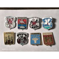 Герб Беларусь сборный лот Радунь Вилейка Радошковичи Новогрудок Игумен Могилёв Слуцк Горки