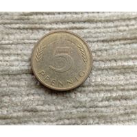 Werty71 Германия ФРГ 5 пфеннигов 1995 F