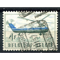 Бельгия - 1957г. - авиация - 1 марка - полная серия, гашёная [Mi 1063]. #2-Be-46-B-1