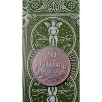 Венгрия 20 филлеров 1916