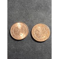 Германия 2 евроцента 2016 G J