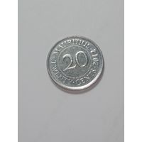 Маврикий 20 центов  2012 года .