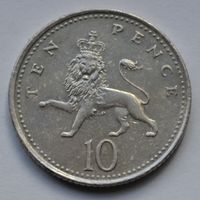 Великобритания, 10  пенсов 2000 г.