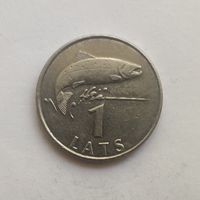 Латвия 1 лат  2008 г.
