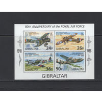 Авиация ВВС Гибралтар /Gibraltar 1998** Royal Air Force (RAF) Королевские военно-воздушные силы Британии