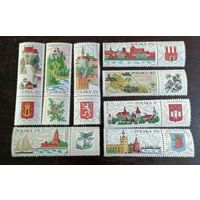 Польша 1969 города гербы