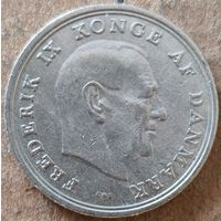 Дания 1 крона 1967 г., KM# 851