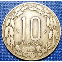 Центральная Африка 10 франков 1976 г.