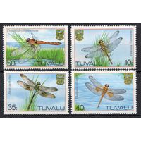 Тувалу 1983. Фауна. Стрекозы 4 марки 190-93