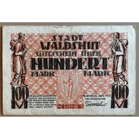 Германия 100 марок 1922 год город Вальдсхут (Waldshut)