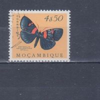 [1750] Португальский Мозамбик 1953. Фауна.Бабочка.4,5 э. Гашеная марка.
