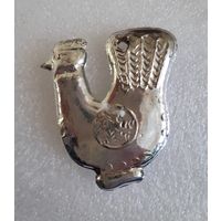 Ёлочная игрушка Курочка, пластик. СССР