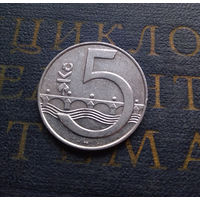 5 крон 1994 Чехия Яблонец #03