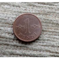 Werty71 Финляндия 1 пенни 1968