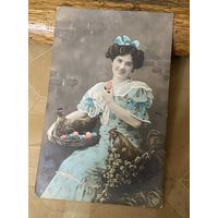 Царская ПАСХАЛЬНАЯ открытка! Пинск! 1909 г.