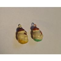 Елочные мини игрушки Семейка грибов из теребовлянского набора Малютка