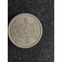 1 крона норвегия 1954