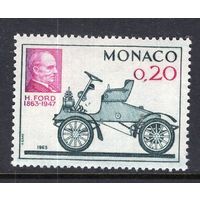 Монако 1963 ** автомобиль 100 лет рождения Генри Форда