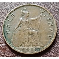 Великобритания 1/2 пенни, 1935    ( 1-9-2 )