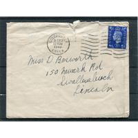 Великобритания. Конверт прошедший почту. Штемпель города Колчестер, графства Эссекс 1940