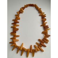 Янтарь Бусы янтарные  Иголочка