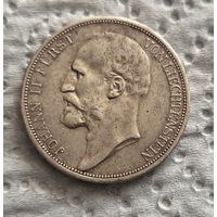 Лихтенштейн 2 кроны 1912 Тираж 50.000