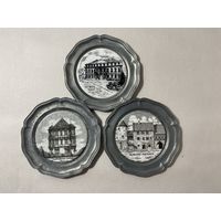 Тарелочки оловянные Германия