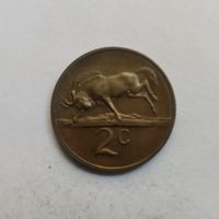 ЮАР 2 цента 1977 г.