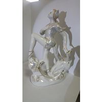 Статуэтка балерина кошка Вербилки, состояние