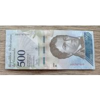 Werty71 Венесуэла 500 боливаров 2017 UNC банкнота