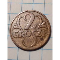 2 гроша Польша 1934 год
