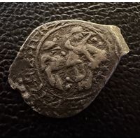 Монета Удельного Княжества. Периода правления Василия I Дмитриевича (1389–1425) или Василия II Тёмного (1425–1462).