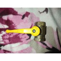 Шаровой кран Цветлит DN 15 PN1, 6 МПа (для газа, рычаг)