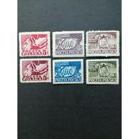 Польша 1948 Полная серия марок "Объединительные съезды рабочей и социалистической партий" (чистые**) Mi.505-510 каталог 15.00 евро