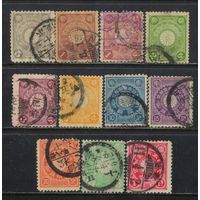 Япония Имп 1899 Вып Императорская хризантема Стандарт #75-8,80,82-5,87