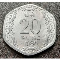 Индия 20 пайс, 1986   Бомбей    ( 1-10-6 )