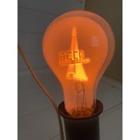 Агитационная лампочка "Полет в космос" 1969 г. Редкий тираж