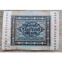 Werty71 Германия 5000 марок 1923 банкнота Гроссгельд Дюссельдорф 2