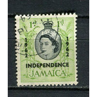 Ямайка - 1962 - Надпечатка INDEPENDENCE 1962 на  1P - [Mi.184] - 1 марка. Гашеная.  (Лот 16HW)-TG3P20