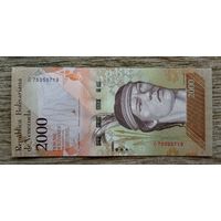 Werty71 Венесуэла 2000 боливаров 2016 UNC банкнота