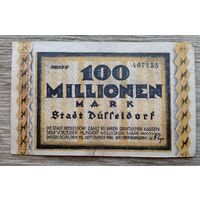 Werty71 Германия 100000000 марок 1923 100 миллионов банкнота Эссен Дюссельдорф