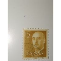 Испания  1955 Франсиско Франко, испанский генерал и диктатор.