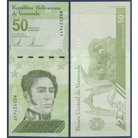 Венесуэла, 50 боливаров 2021 г., P-W118 (A, генерал Симон Боливар), UNC