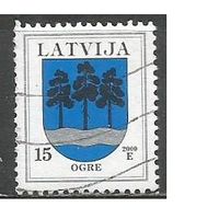 Латвия. Герб г.Огре. 1999г. Mi#495.