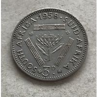 ЮАР 3 пенса 1958 Елизавета II